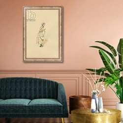 «Guster, c.1920s» в интерьере классической гостиной над диваном