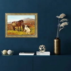 «Время ланча» в интерьере в классическом стиле в синих тонах