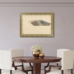 «Гора Блейя у Согнефьорда» в интерьере столовой в классическом стиле