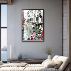 «Красота  каналов Венеции, Италия №4» в интерьере 