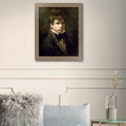 «Portrait of the Young Ingres 1790s» в интерьере в классическом стиле в светлых тонах