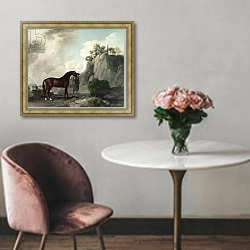 «'Cato' and Groom» в интерьере в классическом стиле над креслом