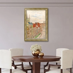 «Вид на Ван-Исегемляан» в интерьере столовой в классическом стиле