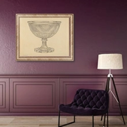 «Compote» в интерьере в классическом стиле в фиолетовых тонах