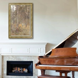 «Lost» в интерьере классической гостиной над камином