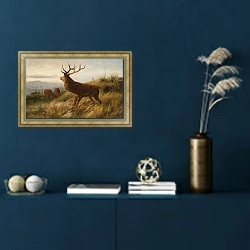 «Ротвильдрудель» в интерьере в классическом стиле в синих тонах