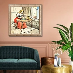 «Thumbelisa 8» в интерьере классической гостиной над диваном