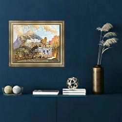 «View Of Capri» в интерьере в классическом стиле в синих тонах
