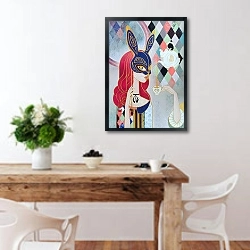 «Открытый разговор» в интерьере кухни с деревянным столом