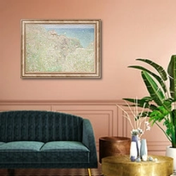 «Le Petit Ailly» в интерьере классической гостиной над диваном