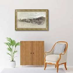 «Без названия» в интерьере в классическом стиле над комодом