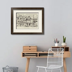 «Les Baloganys» в интерьере кабинета с деревянным столом