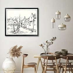 «Я хочу, чтобы ты верил» в интерьере столовой в стиле ретро