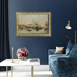 «Constantinople» в интерьере в классическом стиле в синих тонах