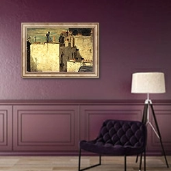 «Toits de Paris» в интерьере в классическом стиле в фиолетовых тонах