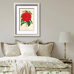 «Camellia Italia unita» в интерьере спальни в стиле прованс над кроватью