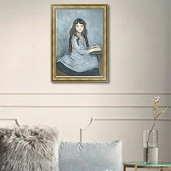 «Портрет мадемуазель Гранье» в интерьере в классическом стиле в светлых тонах