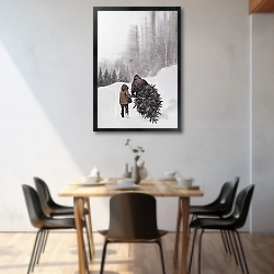 «Предновогодняя» в интерьере 