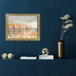 «Дачи На Берегу Реки» в интерьере в классическом стиле в синих тонах