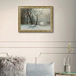 «Зима в Йосемити» в интерьере в классическом стиле в светлых тонах