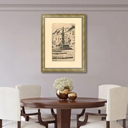 «гора» в интерьере столовой в классическом стиле