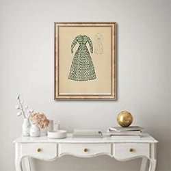 «Dress» в интерьере в классическом стиле над столом