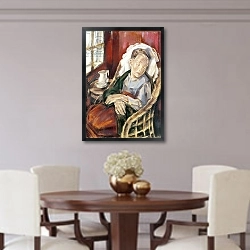 «The Convalescent, 1930» в интерьере столовой в классическом стиле