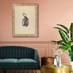 «Lantern» в интерьере классической гостиной над диваном
