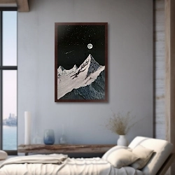 «Полная луна над вершиной» в интерьере 