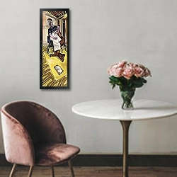 «The Washing, before 1921» в интерьере в классическом стиле над креслом