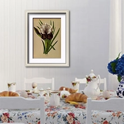 «Ирис Сюзанна» в интерьере столовой в стиле прованс над столом