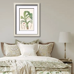 «Many-tailed Eria» в интерьере спальни в стиле прованс над кроватью
