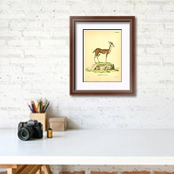 «Газель Antilope Dorcas» в интерьере современного кабинета над столом