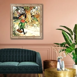 «Norman Gnome 13» в интерьере классической гостиной над диваном