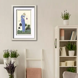 «Petite robe de jardin» в интерьере комнаты в стиле прованс с цветами лаванды