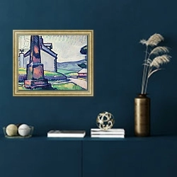 «Crawford, 1914» в интерьере в классическом стиле в синих тонах