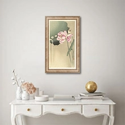 «Songbird and Lotus» в интерьере в классическом стиле над столом