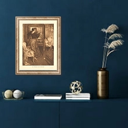 «Le verre de Venise» в интерьере в классическом стиле в синих тонах