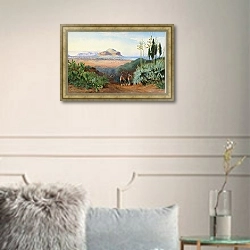 «Палермо, Сицилия, с Монте-Пеллегрино» в интерьере в классическом стиле в светлых тонах