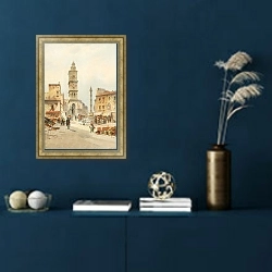 «Platz In Capua In Italien» в интерьере в классическом стиле в синих тонах