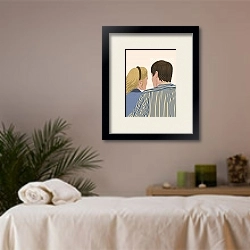 «A chatting couple» в интерьере салона красоты