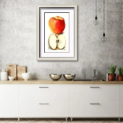 «Малус домашний: Спокан» в интерьере современной кухни над раковиной