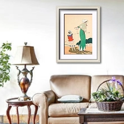 «La Dame L’Enfant» в интерьере гостиной в стиле прованс