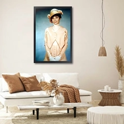 «Хепберн Одри 309» в интерьере светлой гостиной в стиле ретро
