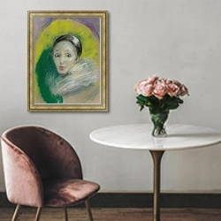 «Лунное безумие» в интерьере в классическом стиле над креслом