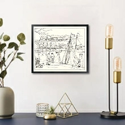 «Порт Вир» в интерьере в стиле ретро над столом