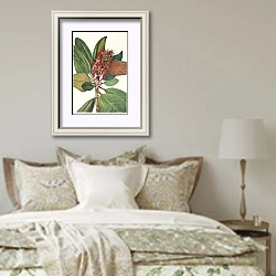 «Southern Magnolia.» в интерьере спальни в стиле прованс над кроватью