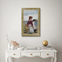 «Waiting for the Ferry» в интерьере в классическом стиле над столом