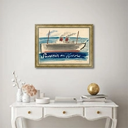 «Воспоминание о Гавре» в интерьере в классическом стиле над столом