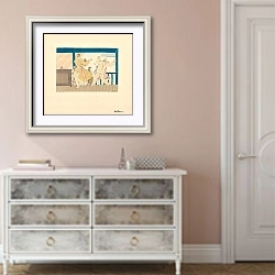 «Le Tango» в интерьере коридора в стиле прованс в теплых тонах